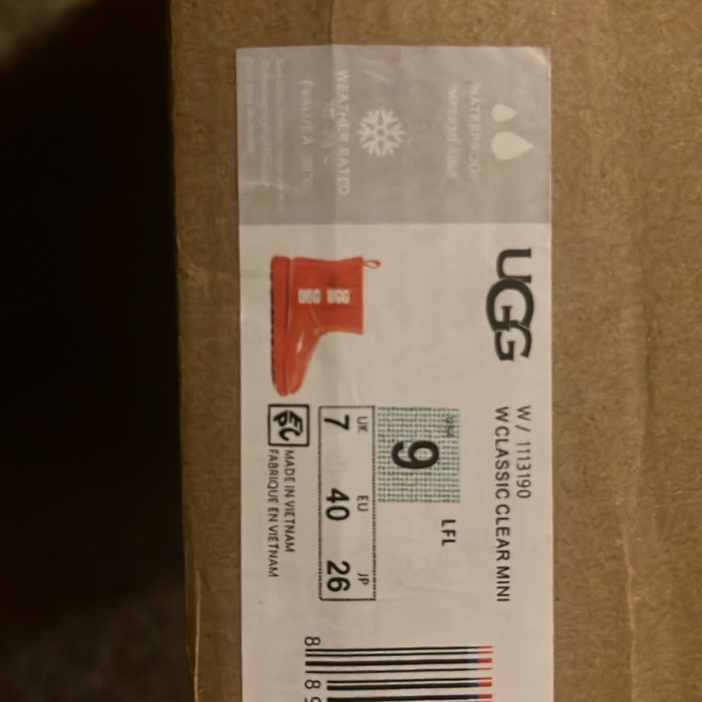Brand New Red waterproof boots